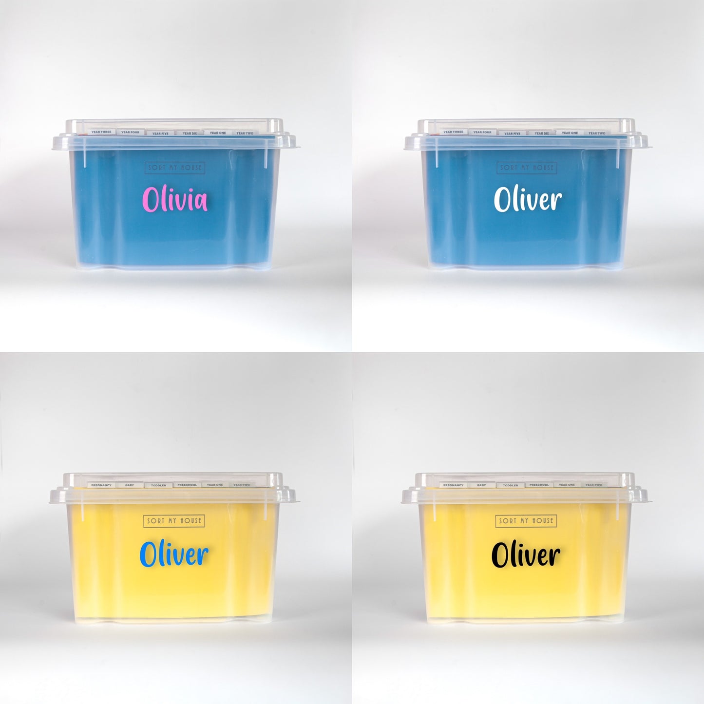Children's Personalised File Document Box