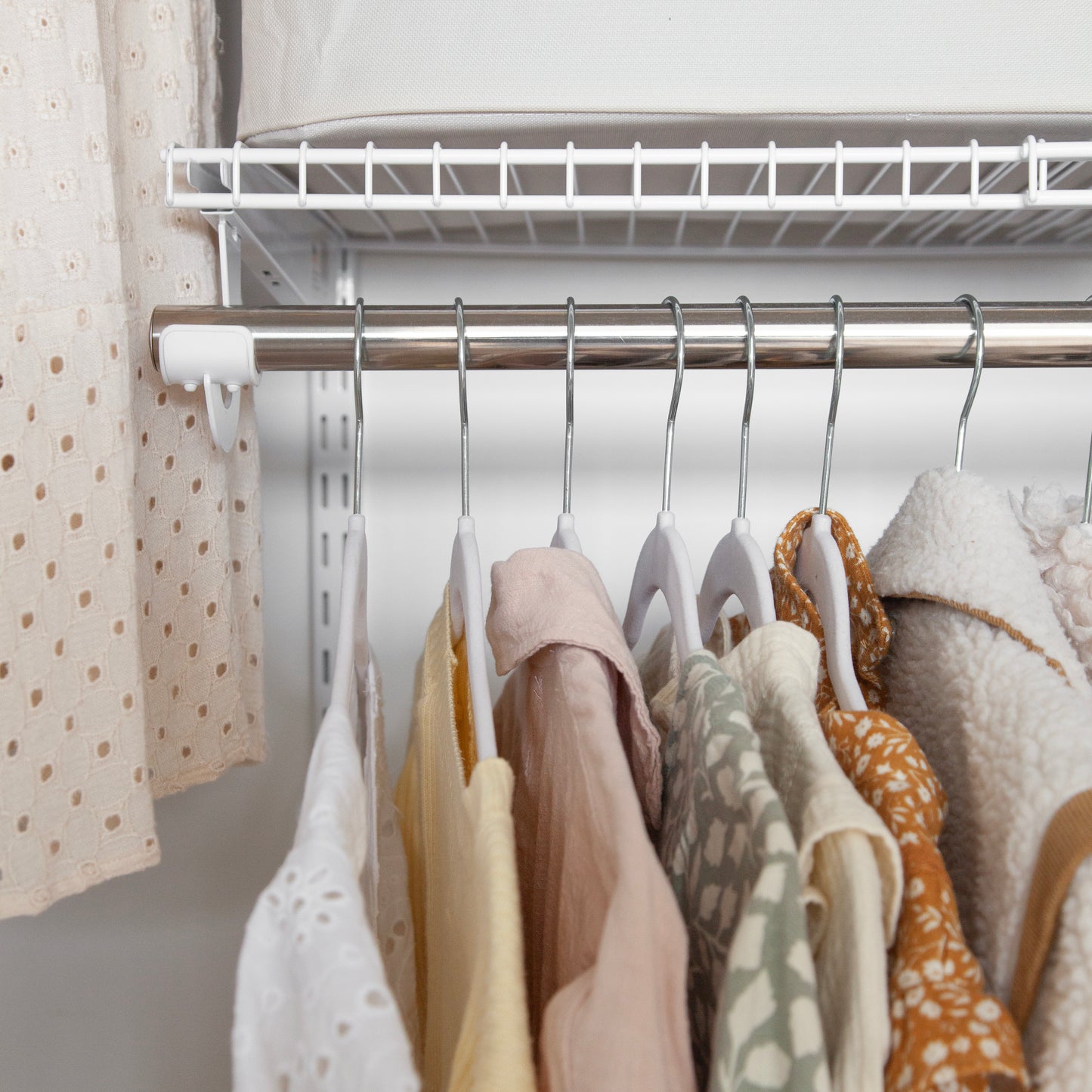 Flocked Slimline Coat Hanger