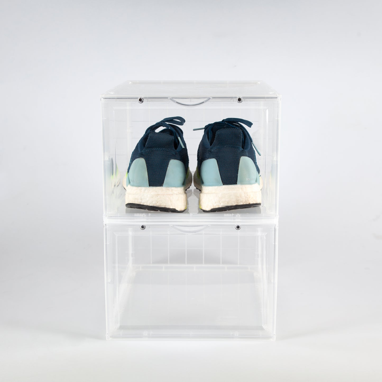 Shoe Box with drop down lid