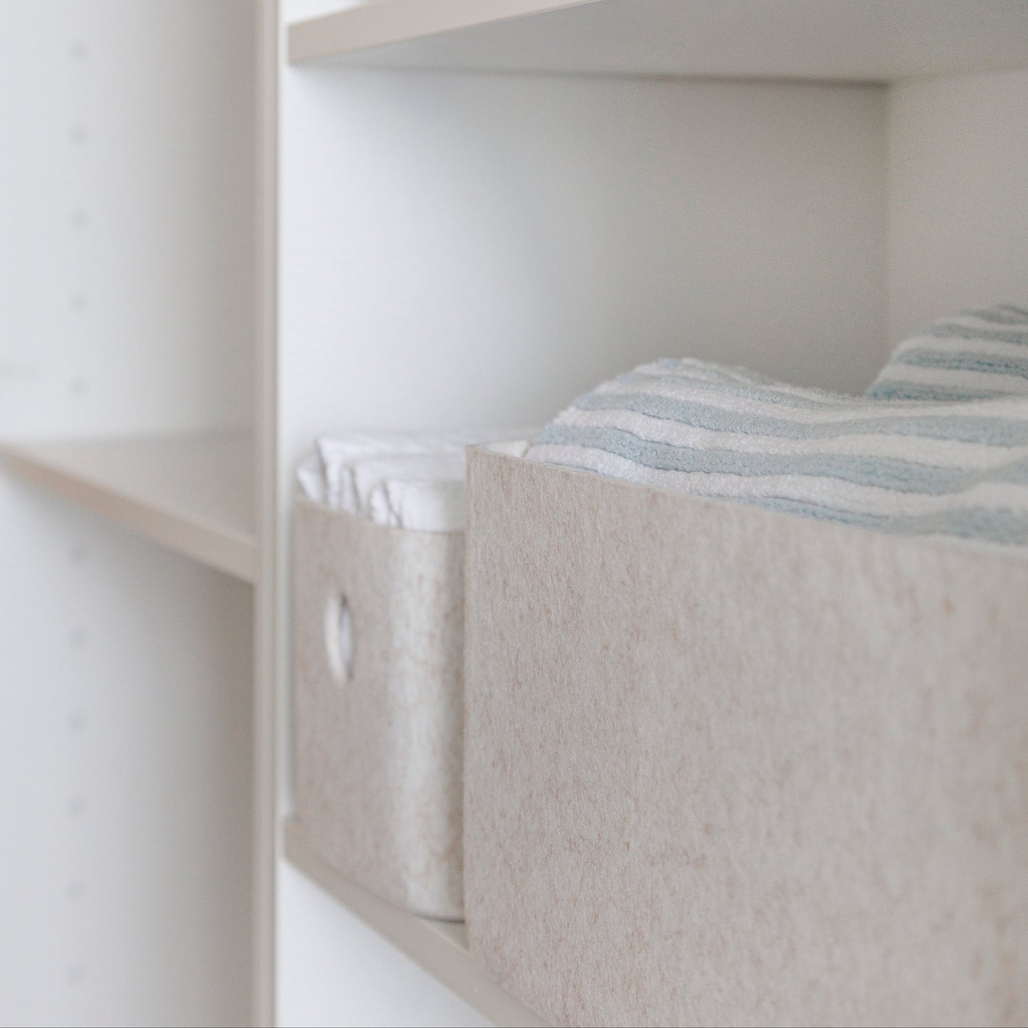 Oatmeal Felt Baskets