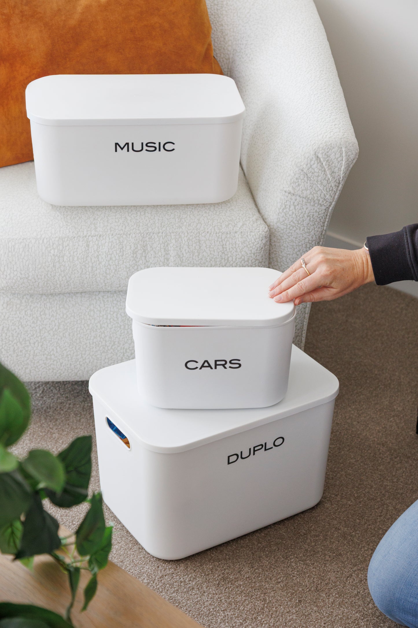Storage Bin with Lid Bundle