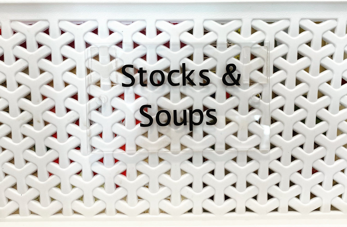 Acrylic Tag with Label