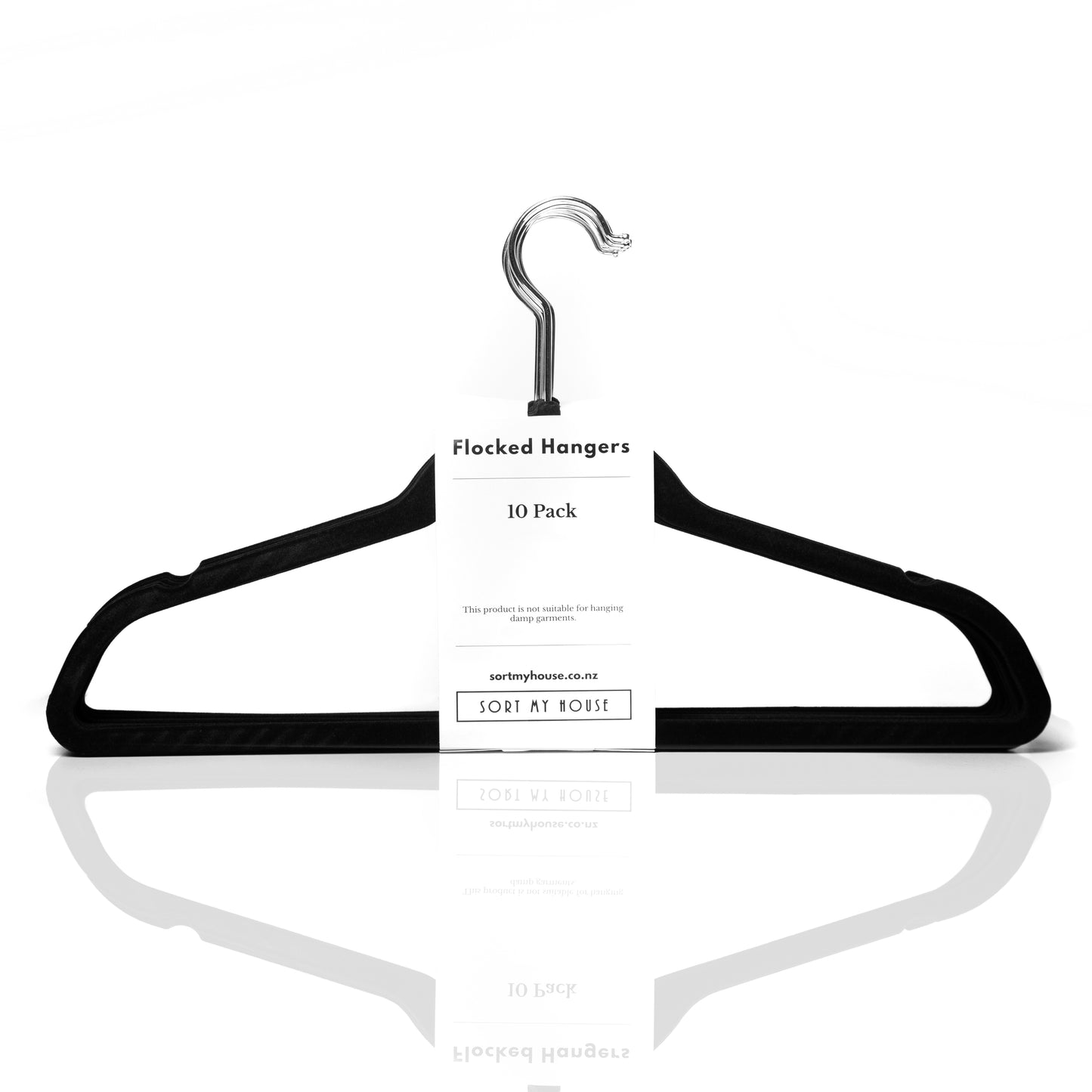 Flocked Slimline Coat Hanger