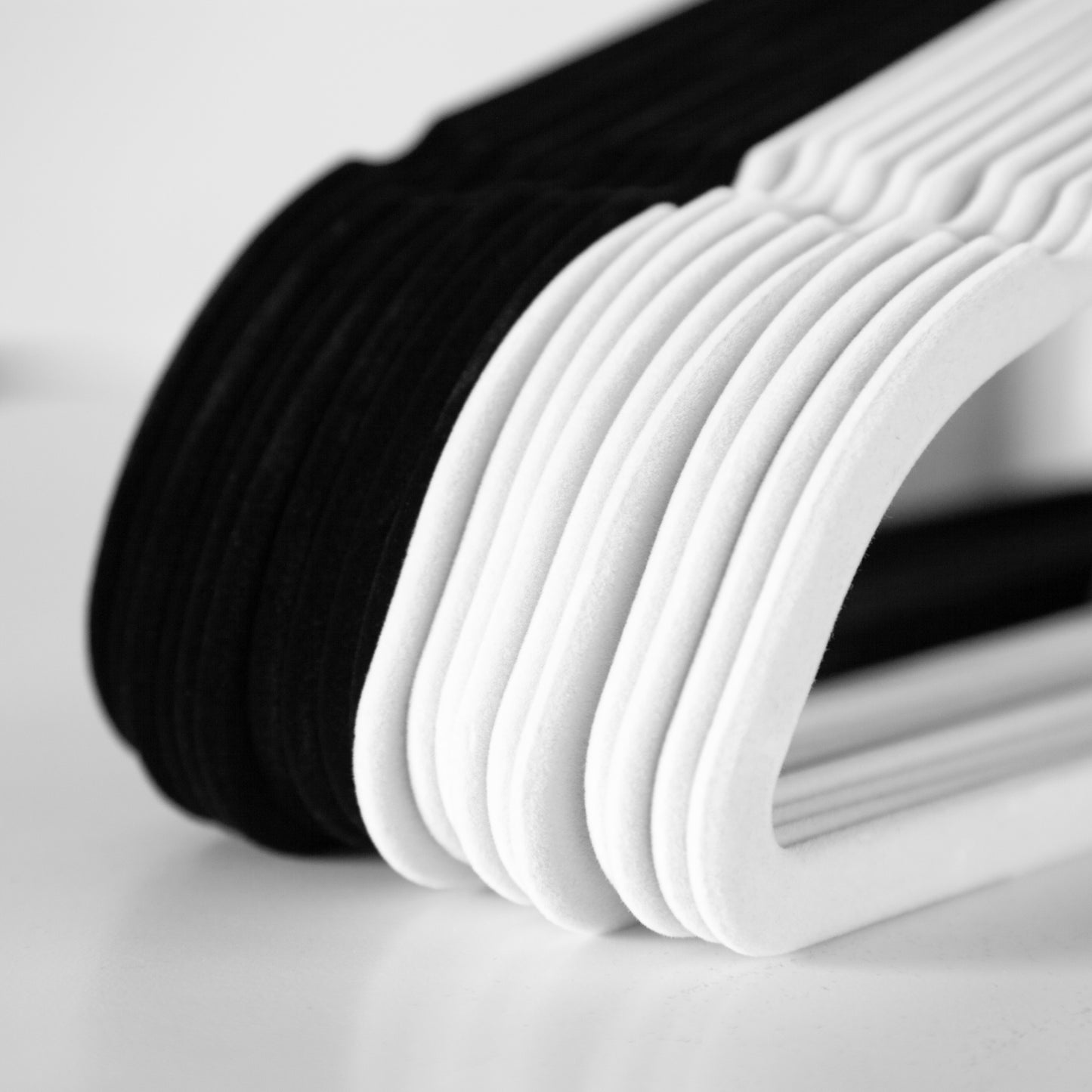 Flocked Slimline Coat Hanger