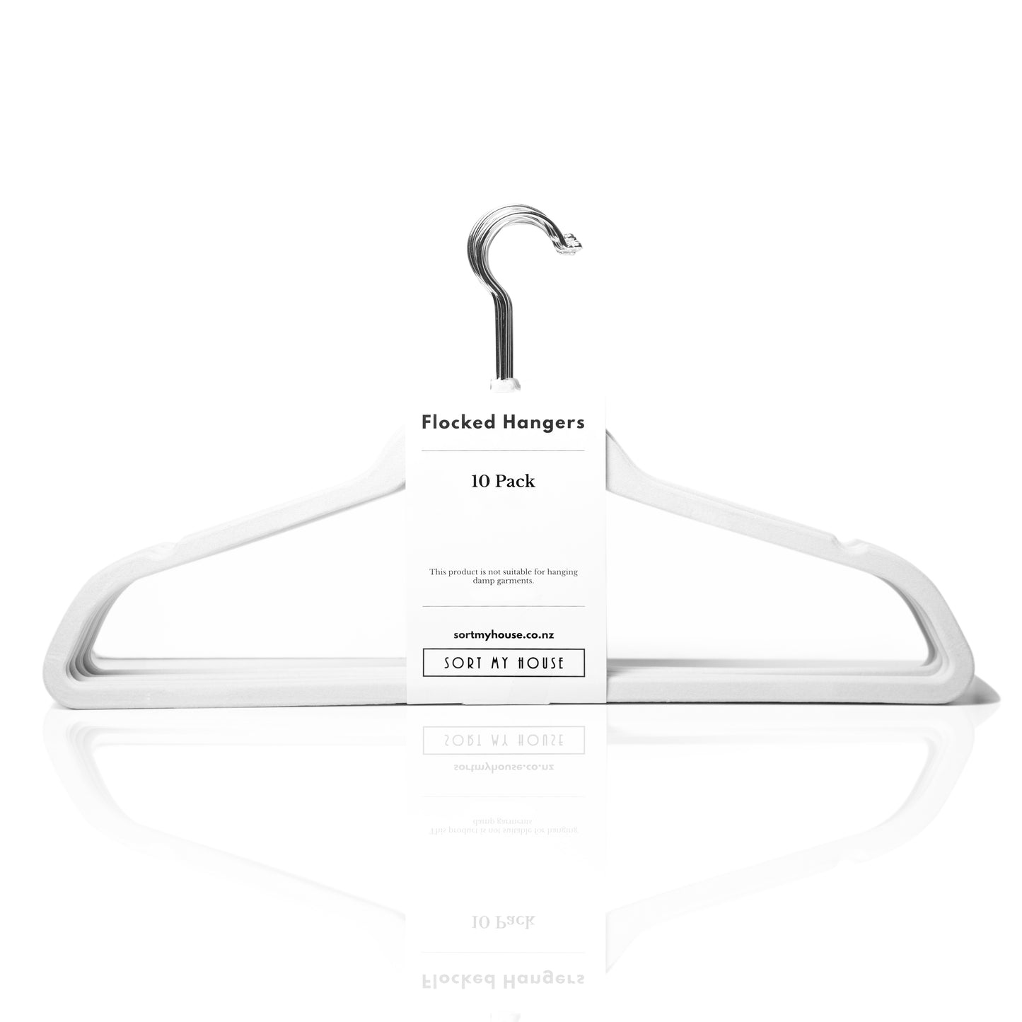 Flocked Slimline Coat Hanger