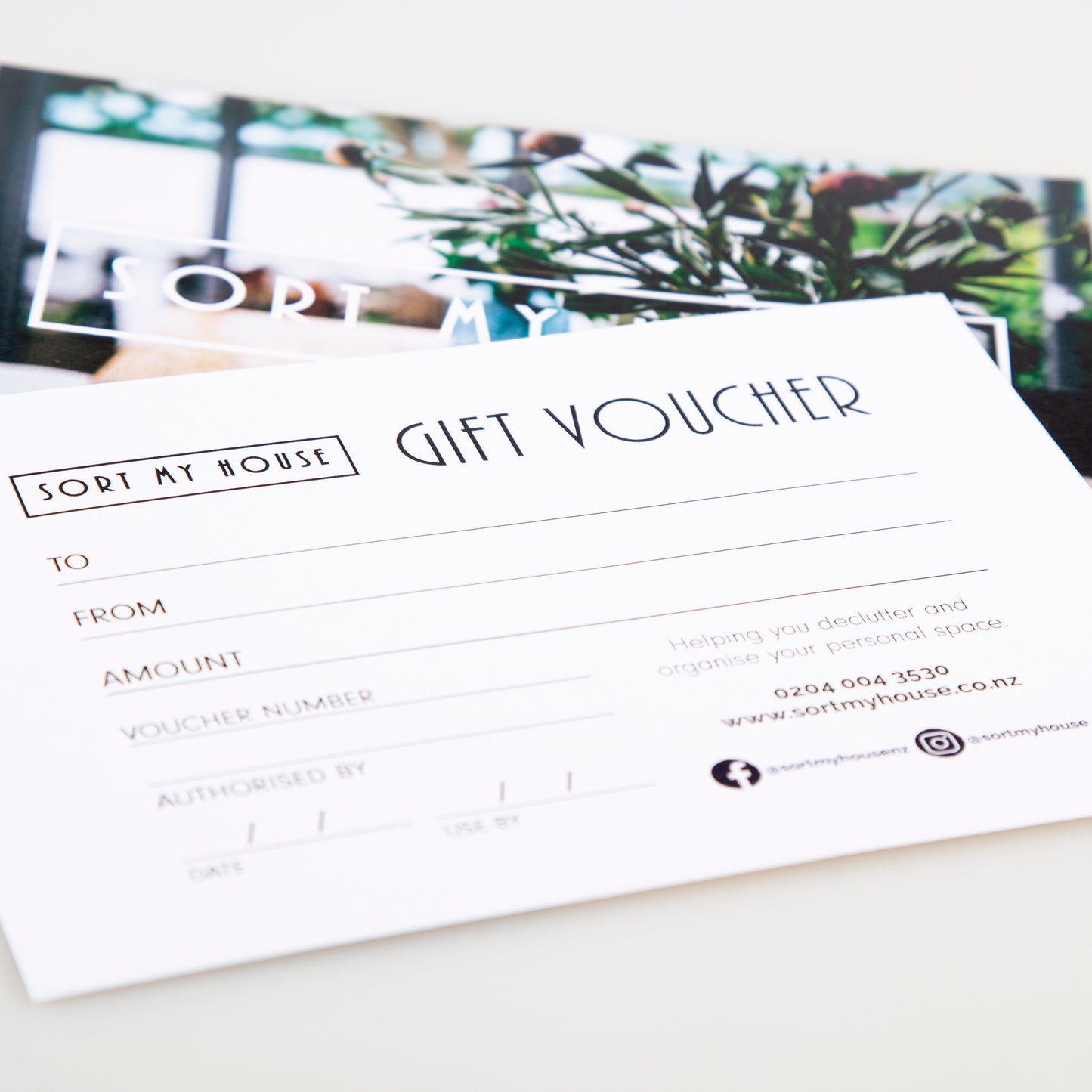 Sort My House Gift Voucher