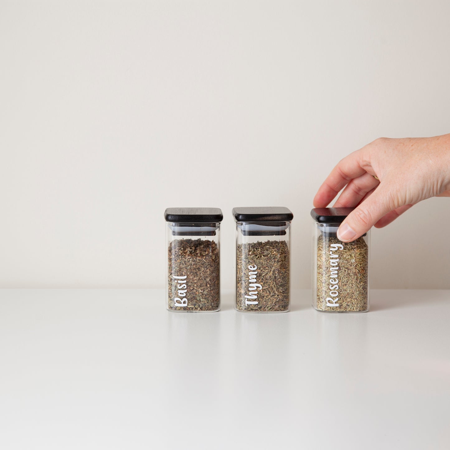 Square Spice Jars Small