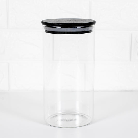 Bamboo Glass Jar 1300ml