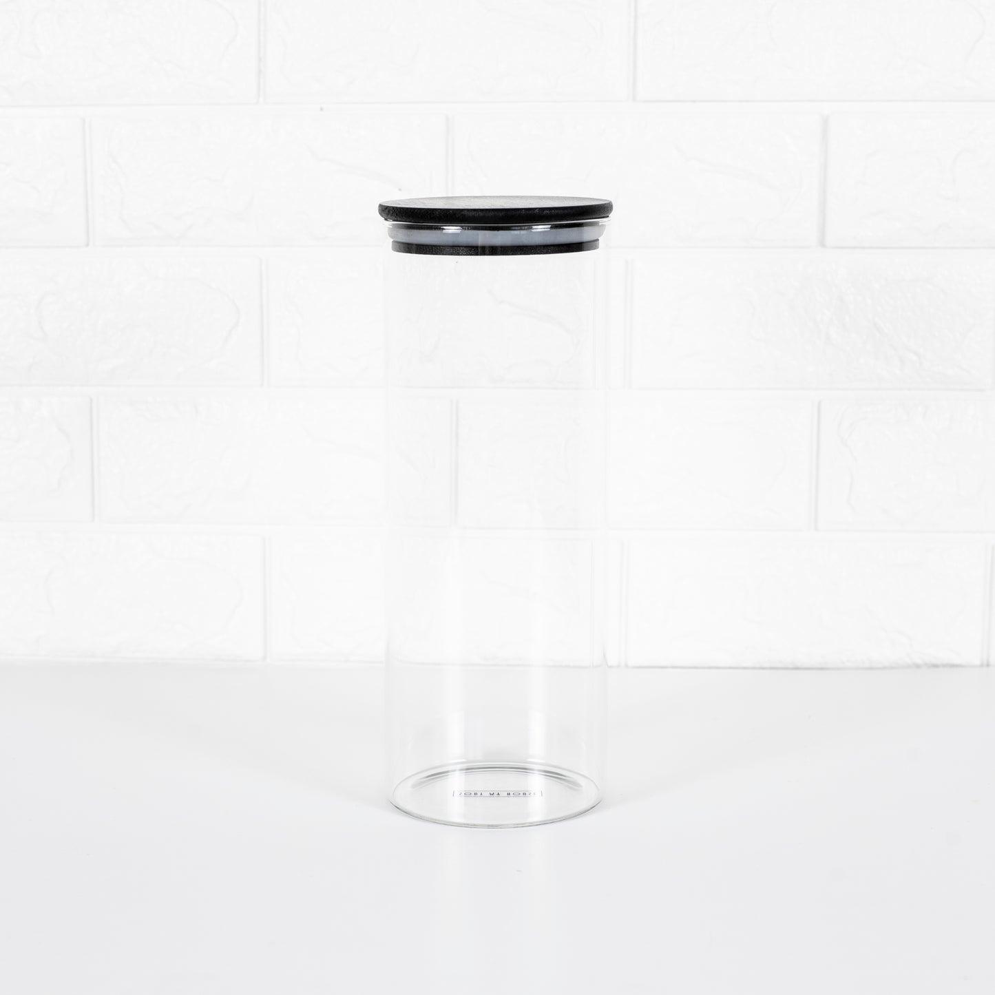 Bamboo Glass Jar 1900ml