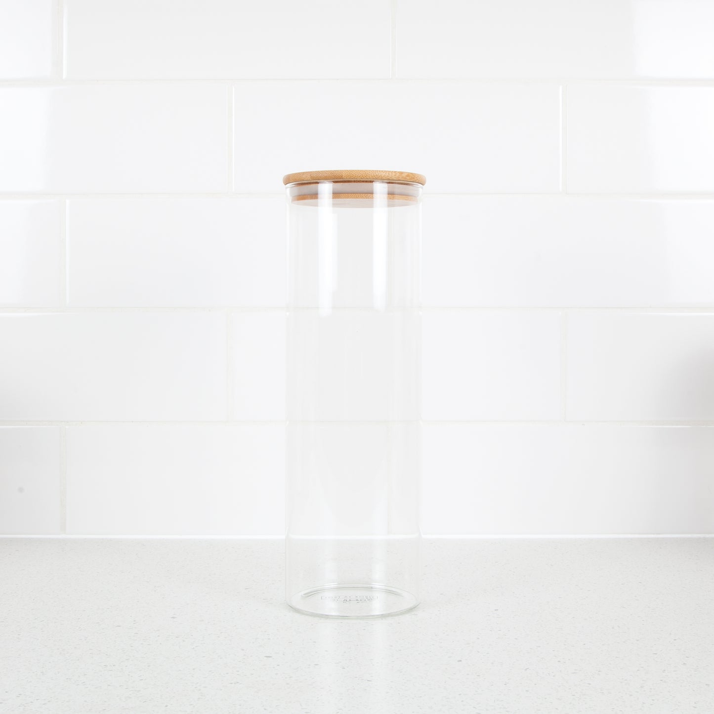 Bamboo Glass Jar 1900ml
