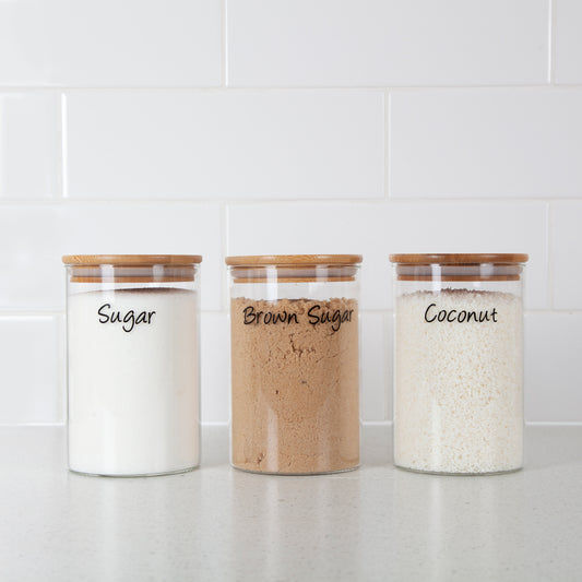 Bamboo Glass Jar 950ml