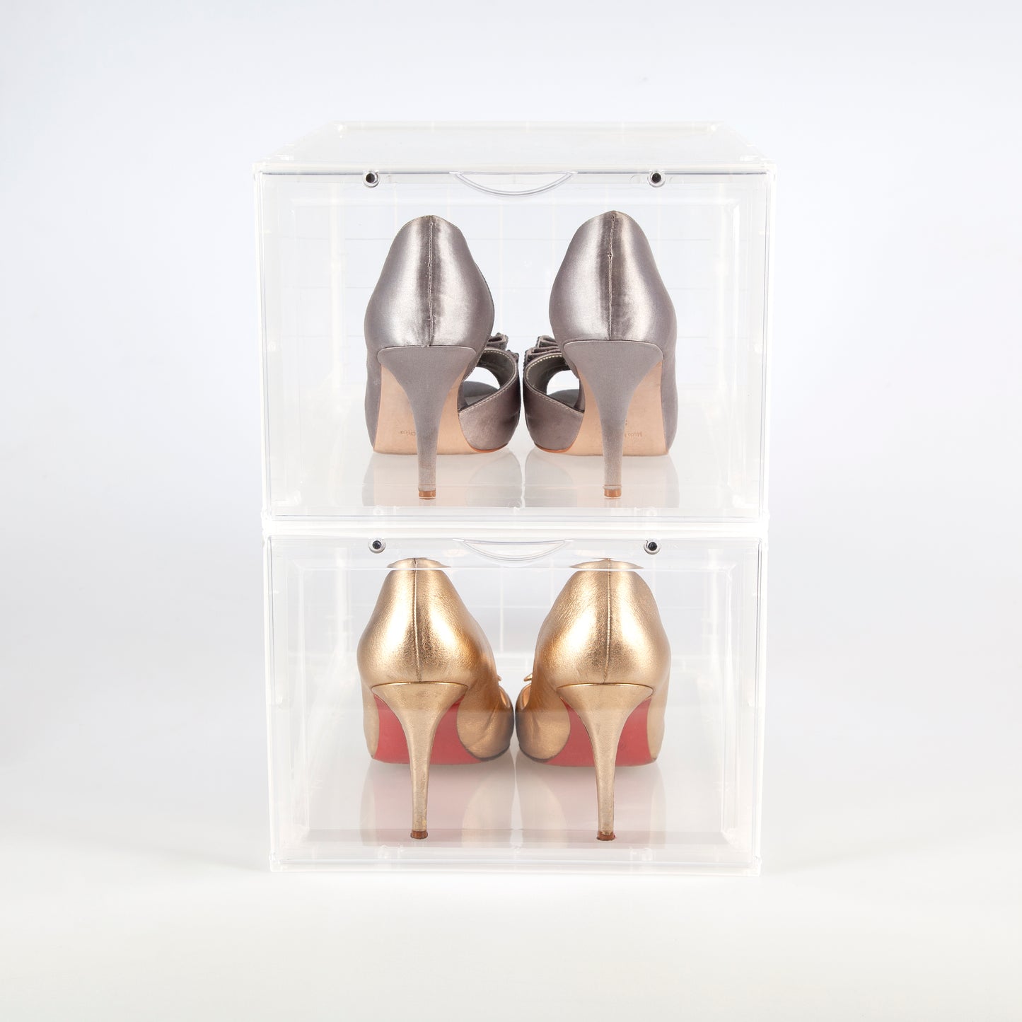 Shoe Box with drop down lid