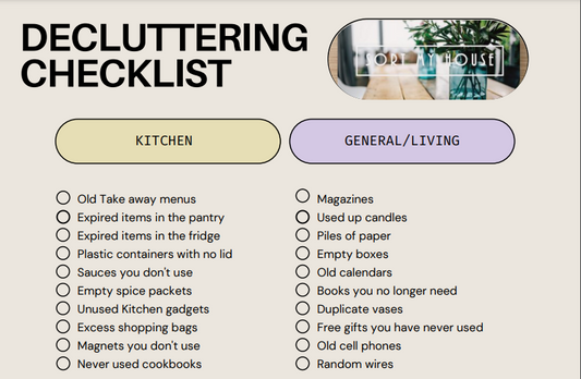 Decluttering Checklist