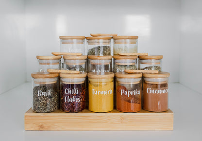 Spice Jars and 3 Tier Shelf Bundle