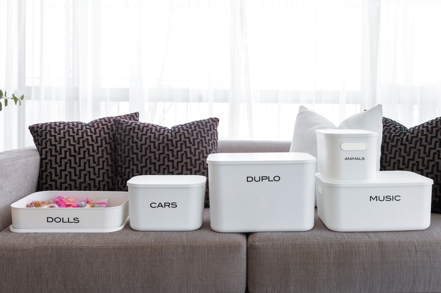 Storage Bin with Lid Bundle