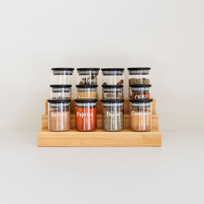 Spice Jars and 3 Tier Shelf Bundle