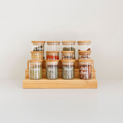 Spice Jars and 3 Tier Shelf Bundle