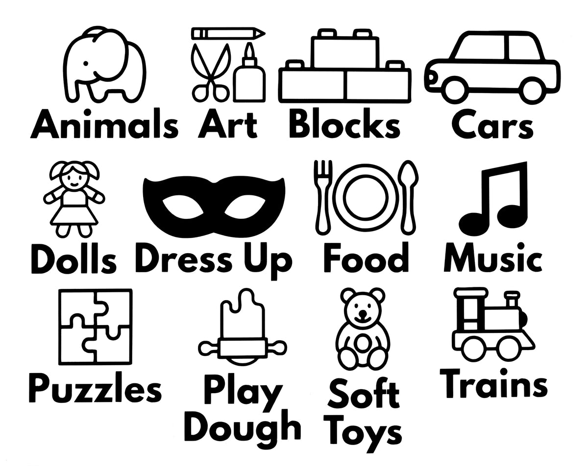 Label Toy Set Toy Label Set – Sort My House