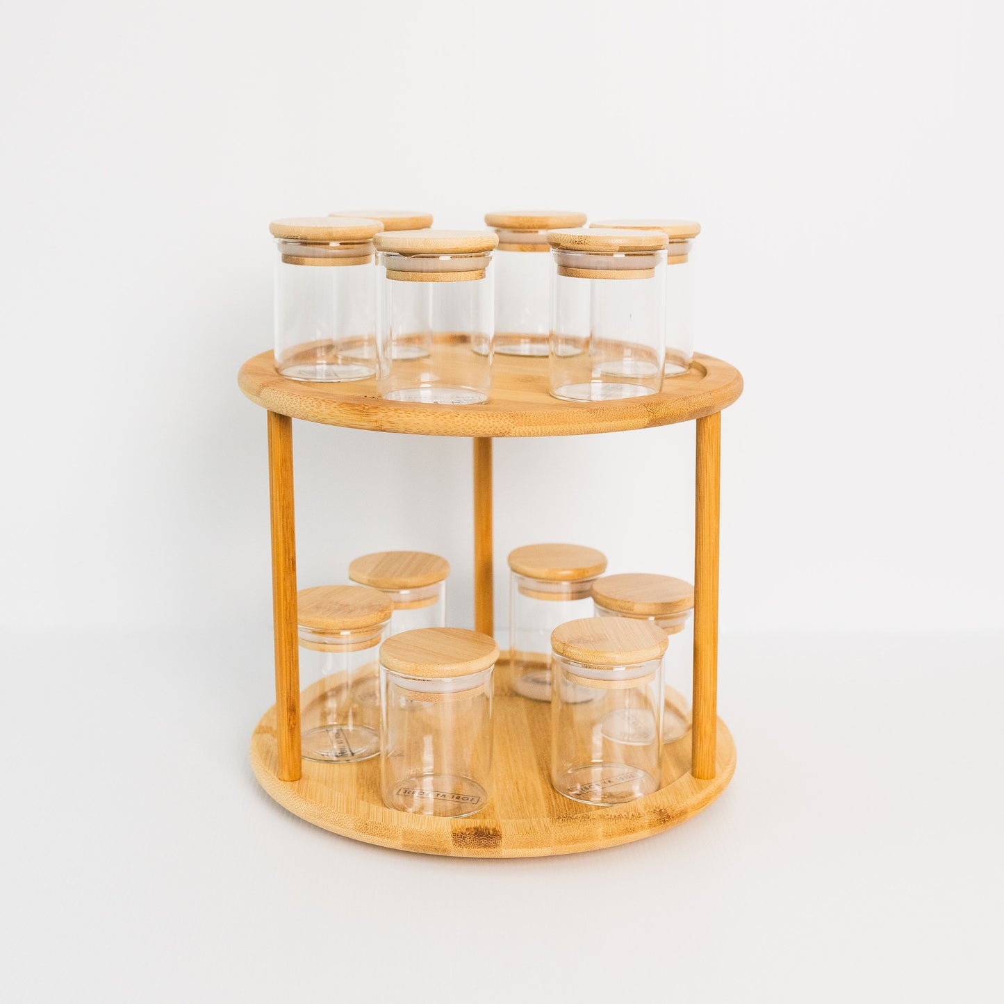 Spice Jars and 2 Tier Turntable