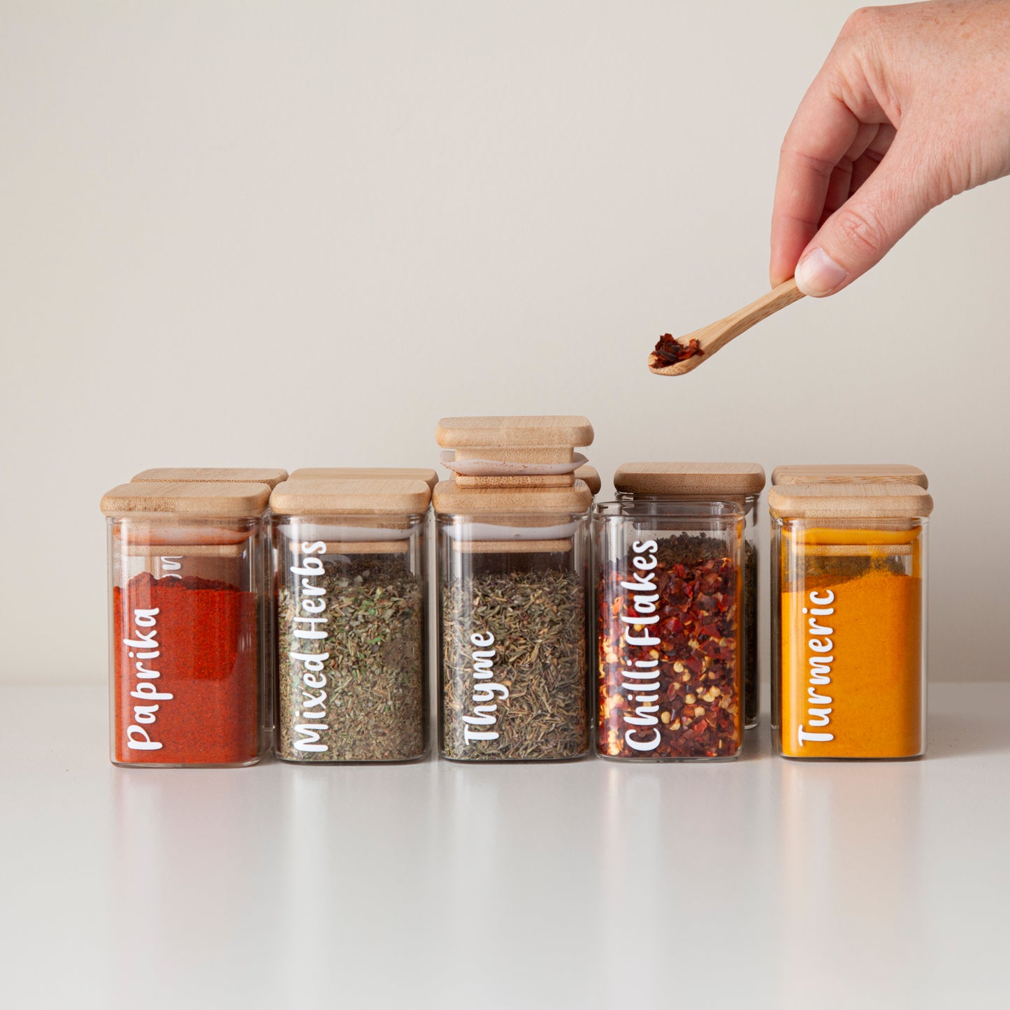 Spice Jars and 3 Tier Shelf Bundle